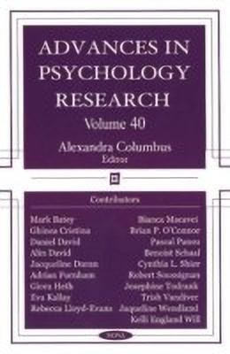 Advances in Psychology Research(English, Paperback, unknown)