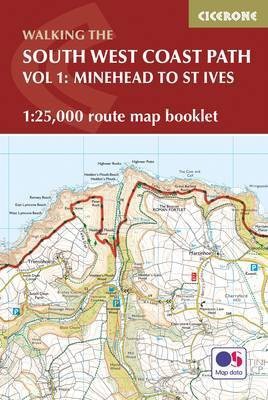 South West Coast Path Map Booklet - Vol 1: Minehead to St Ives(English, Paperback, Dillon Paddy)