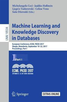 Machine Learning and Knowledge Discovery in Databases(English, Paperback, unknown)