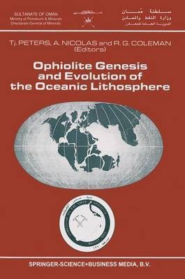 Ophiolite Genesis and Evolution of the Oceanic Lithosphere(English, Paperback, unknown)