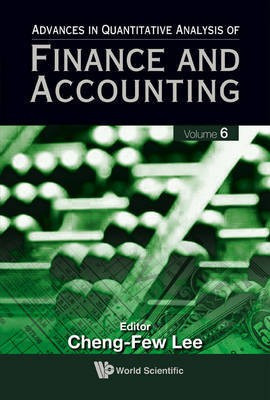 Advances in Quantitative Analysis of Finance and Accounting(English, Electronic book text, Lee Cheng F)