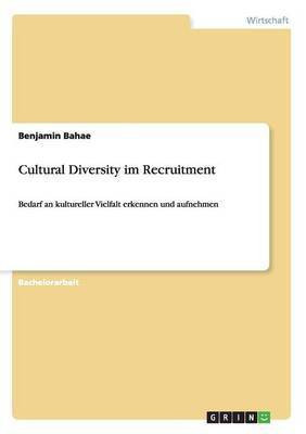 Cultural Diversity im Recruitment(German, Paperback, Bahae Benjamin)