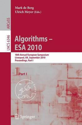 Algorithms - ESA 2010(English, Paperback, unknown)