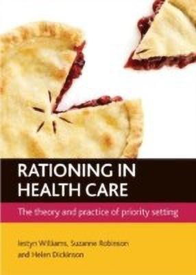 Rationing in health care(English, Paperback, Williams Iestyn)