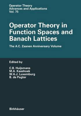 Operator Theory in Function Spaces and Banach Lattices(English, Hardcover, unknown)
