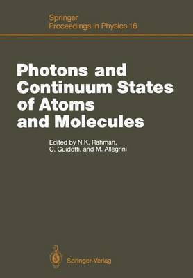 Photons and Continuum States of Atoms and Molecules(English, Paperback, unknown)