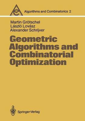 Geometric Algorithms and Combinatorial Optimization(English, Hardcover, unknown)