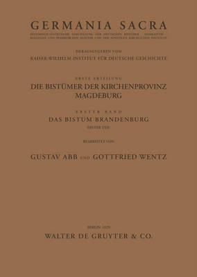 Das Bistum Brandenburg. Teil 1(German, Paperback, unknown)