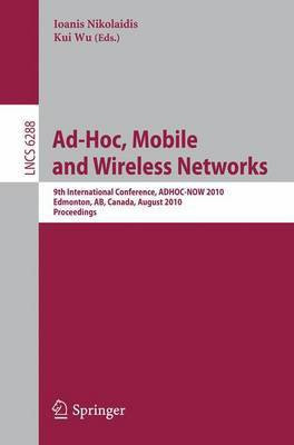 Ad-Hoc, Mobile and Wireless Networks(English, Paperback, unknown)