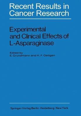 Experimental and Clinical Effects of L-Asparaginase(English, Paperback, unknown)