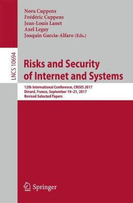 Risks and Security of Internet and Systems(English, Paperback, unknown)