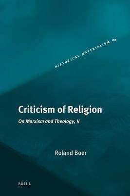 Criticism of Religion(English, Electronic book text, Boer Roland)