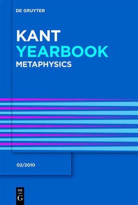 Kant Yearbook: Metaphysics v. 10(English, Online resource, unknown)