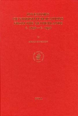 Inventory of Yiddish Publications from the Netherlands C.1650 - C. 1950(English, Electronic book text, Gutschow M)