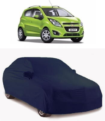 Gargi Traders Car Cover For Chevrolet Beat (With Mirror Pockets)(Blue)