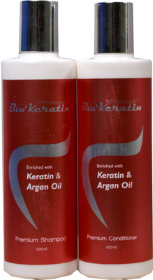 Dreamron arganik bio keratin and argan oil shampoo 300ml+conditioner 300ml combo set(2 Items in the set)
