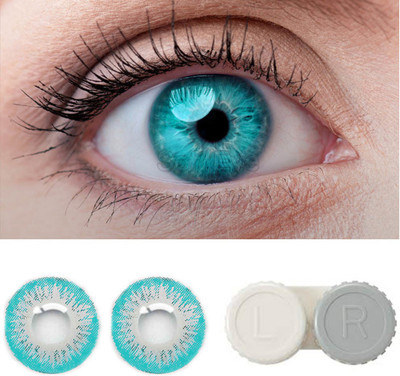 Gold Look Monthly Disposable(0.0, Colored Contact Lenses, Pack of 3)