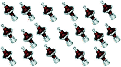 GROWNIX Maroon Rod Rail Bracket Metal(Pack of 18)