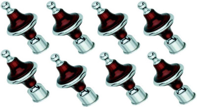 GROWNIX Maroon Rod Rail Bracket Metal(Pack of 8)