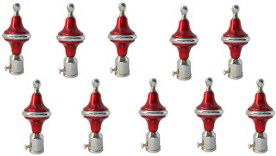 GROWNIX Red Rod Rail Bracket Metal(Pack of 10)