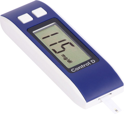 Control D Blue Meter Kit with 25 Strips Glucometer(Blue)