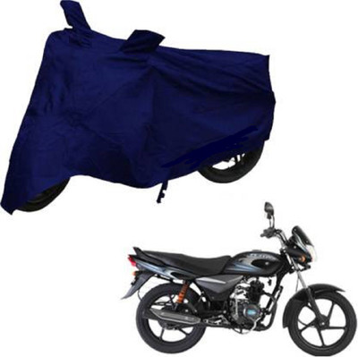 AutoRash Two Wheeler Cover for Bajaj(Platina 100 DTS-i, Blue)