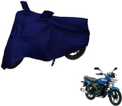 AutoRash Two Wheeler Cover for Bajaj(Platina, Blue)