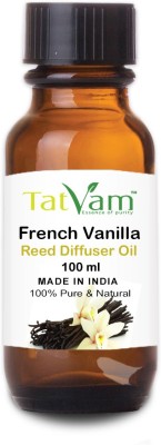 Tatvam French Vanilla Aroma Oil, Potpourri, Diffuser, Refill, Fridge Freshener(100 ml)