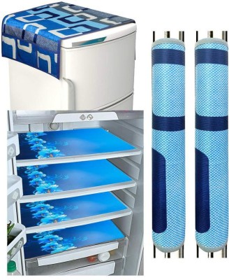 Flipkart SmartBuy Refrigerator  Cover(Width: 52 cm, Blue)