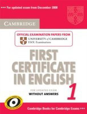 Cambridge First Certificate in English 1 for Updated Exam Student's Book without answers(English, Paperback, Cambridge ESOL)
