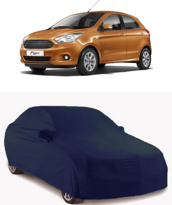 Gargi Traders Car Cover For Ford Figo (With Mirror Pockets)(Blue)