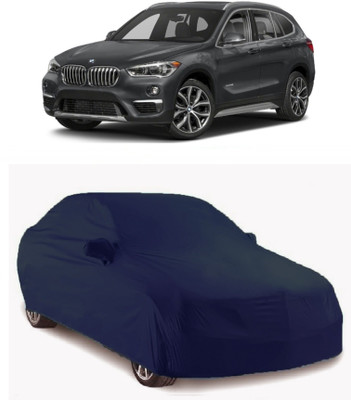 Gargi Traders Car Cover For BMW X1 (With Mirror Pockets)(Blue)