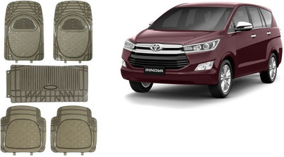 Autofetch Rubber Standard Mat For  Toyota Innova(Grey)