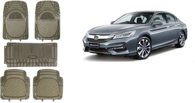 Autofetch Rubber Standard Mat For  Honda Accord(Grey)
