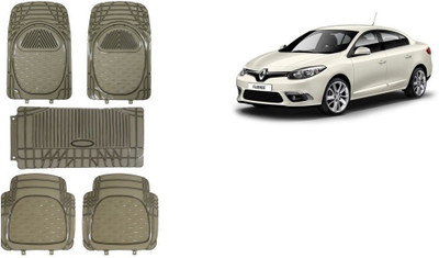 Autofetch Rubber Standard Mat For  Renault Fluence(Black)