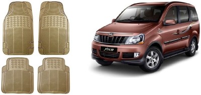 Autofetch Rubber Standard Mat For  Mahindra Xylo(Beige)