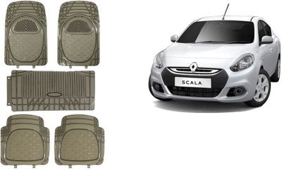 Autofetch Rubber Standard Mat For  Renault Scala(Black)