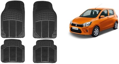 Autofetch Rubber Standard Mat For  Maruti Suzuki Celerio(Black)