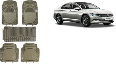 Autofetch Rubber Standard Mat For  Volkswagen Passat(Grey)