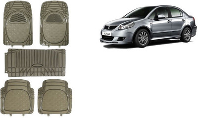 Autofetch Rubber Standard Mat For  Maruti Suzuki SX4(Grey)