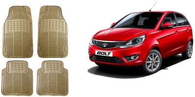 Autofetch Rubber Standard Mat For  Tata Bolt(Beige)