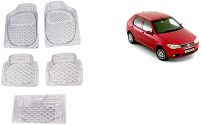 Autofetch Rubber Standard Mat For  Fiat Palio(White)
