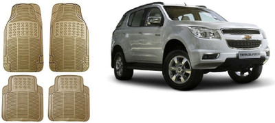 Autofetch Rubber Standard Mat For  Chevrolet Trailblazer(Beige)