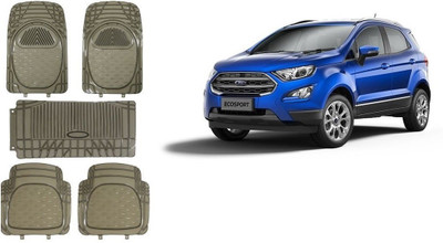 Autofetch Rubber Standard Mat For  Ford Ecosport(Grey)