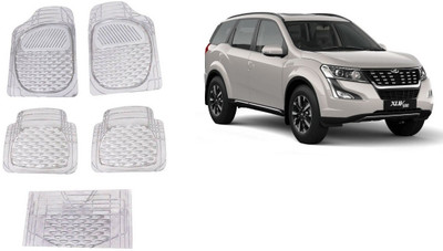 Autofetch Rubber Standard Mat For  Mahindra XUV(White)
