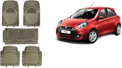 Autofetch Rubber Standard Mat For  Renault Pulse(Grey)
