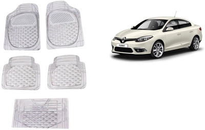 Autofetch Rubber Standard Mat For  Renault Fluence(White)