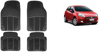 Autofetch Rubber Standard Mat For  Fiat Punto(Black)