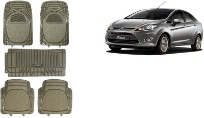 Autofetch Rubber Standard Mat For  Ford Fiesta(Black)