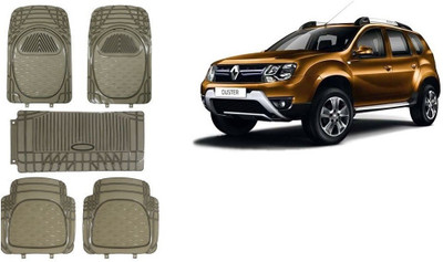 Autofetch Rubber Standard Mat For  Renault Duster(Grey)